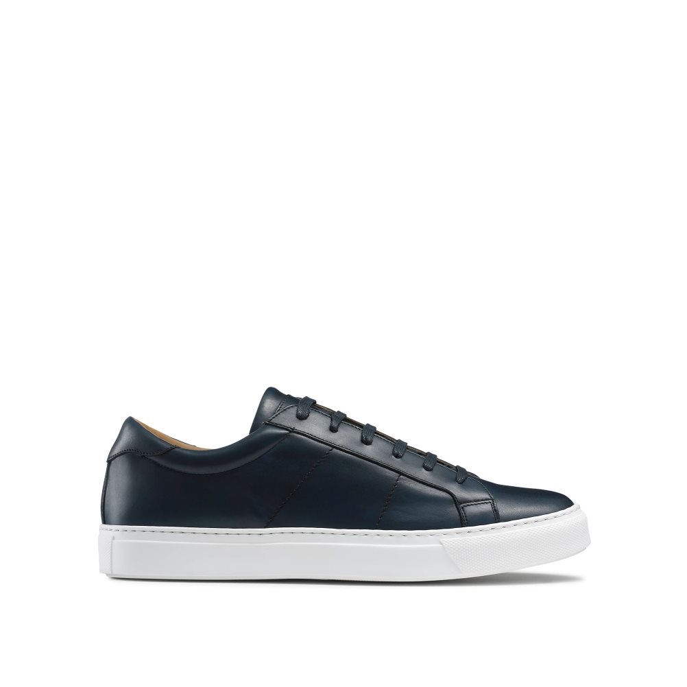 Navy Russell & Bromley Realtime Luxury Men\'s Trainers | PH-5-WSJH