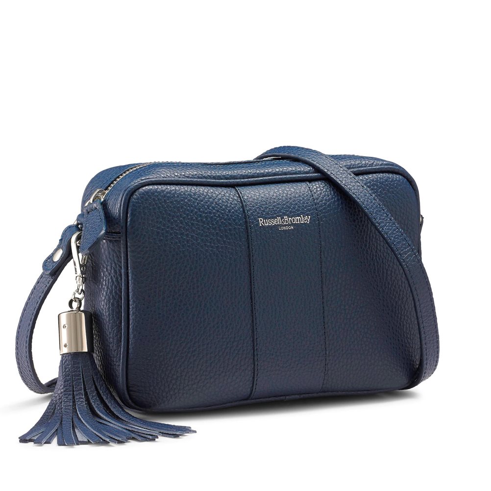 Navy Russell & Bromley Rowan Camera Women's Crossbody Bags | PH-2-ISQY