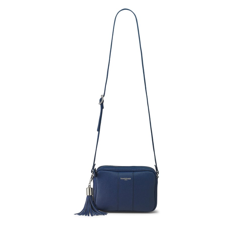 Navy Russell & Bromley Rowan Camera Women's Crossbody Bags | PH-2-ISQY