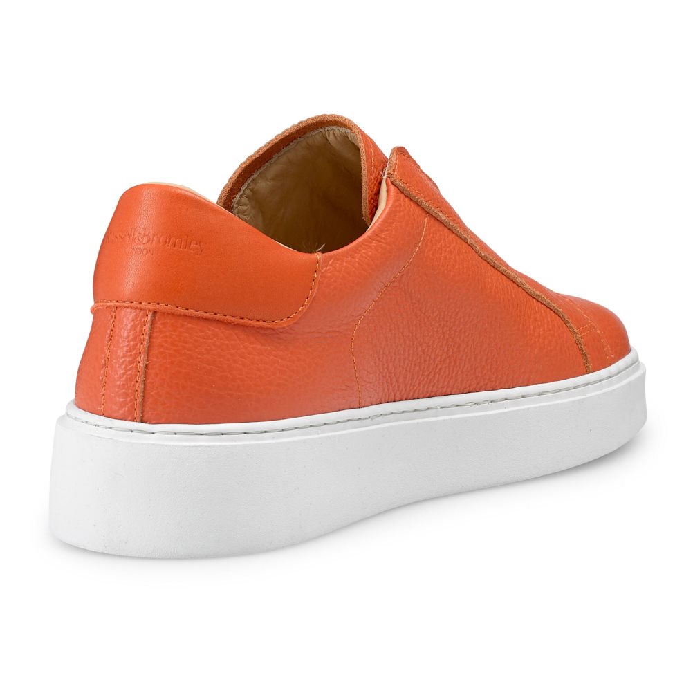 Orange Russell & Bromley Dream Laceless Women's Platform Shoes | PH-4-IFPK