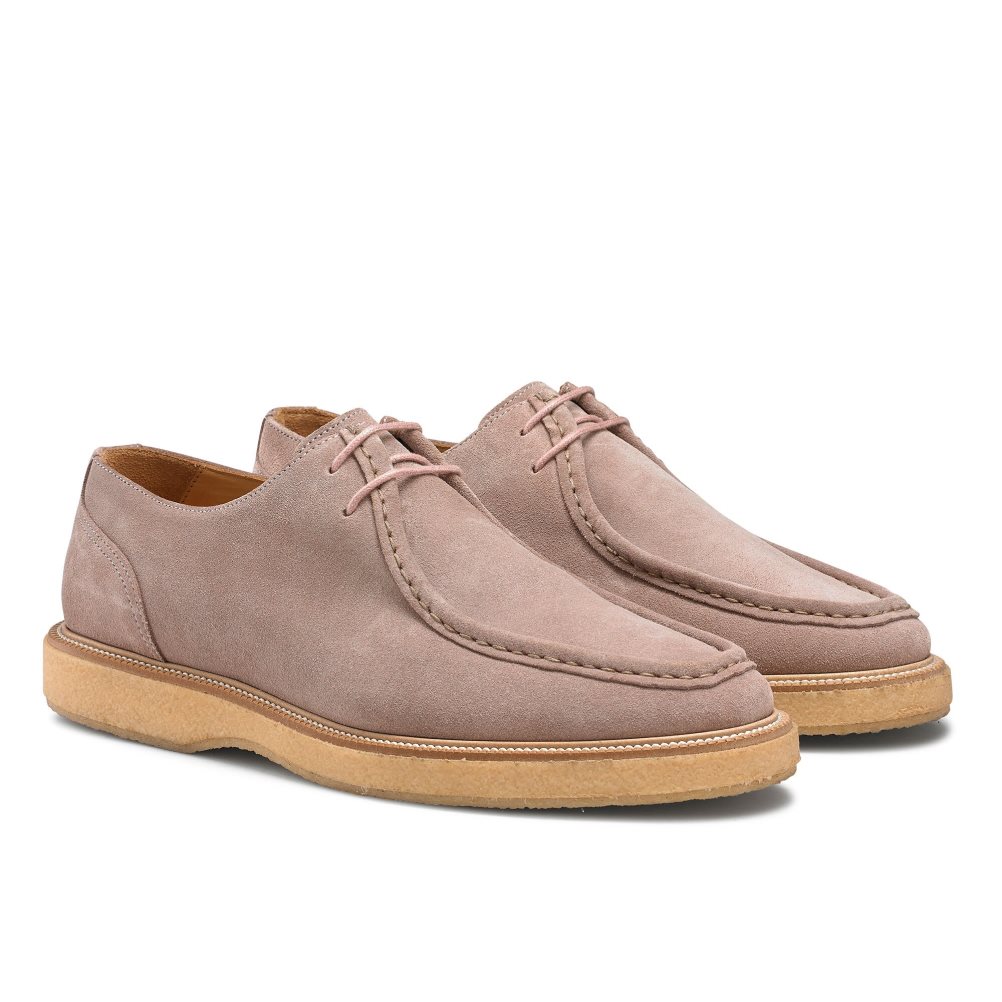 Pink Russell & Bromley Algonquin Crepe Sole Trappeur Men's Derby Shoes | PH-5-HICD