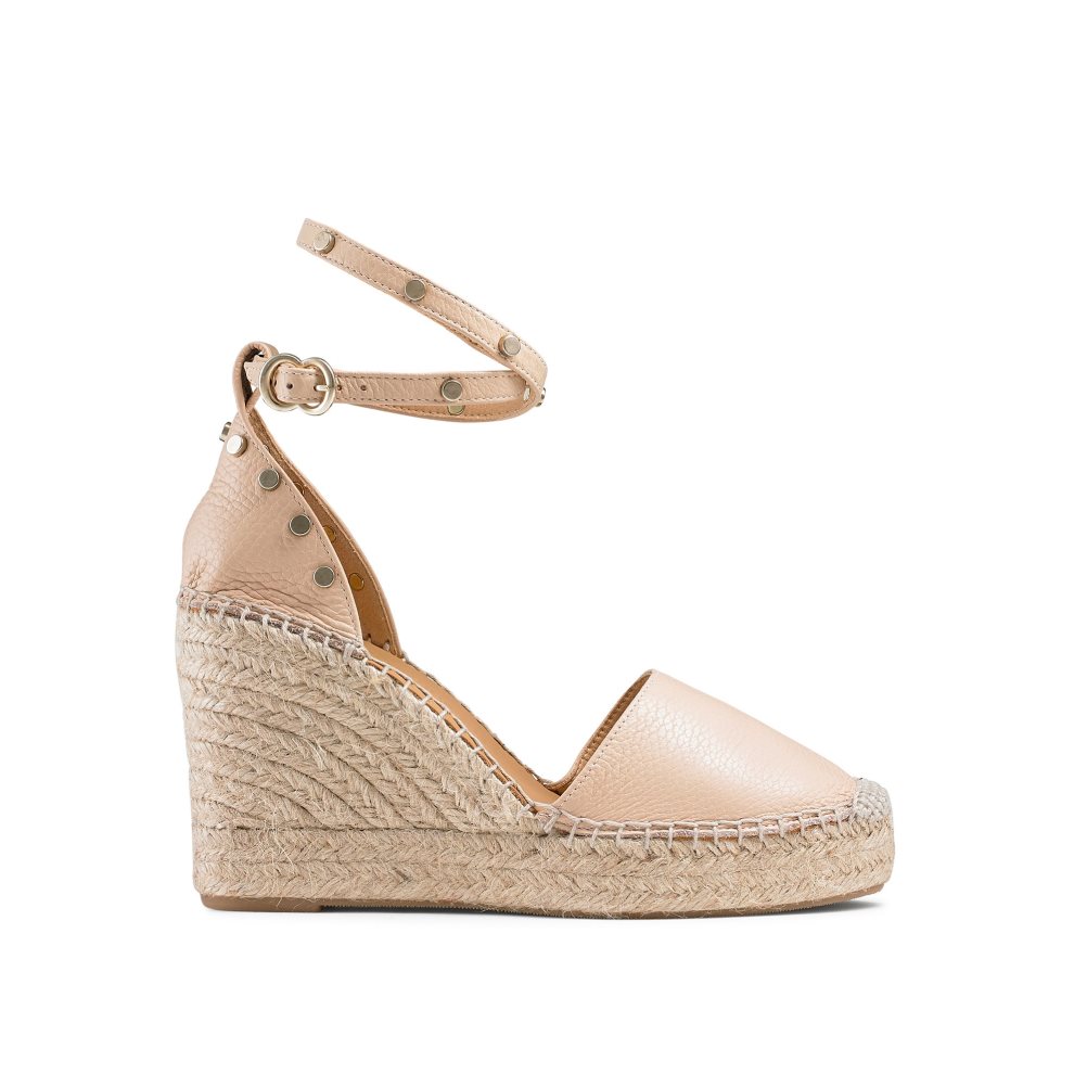 Pink Russell & Bromley Coinwraphi Espadrille Women\'s Wedges | PH-5-DMSP