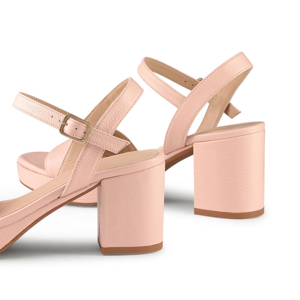 Pink Russell & Bromley Discoqueen Platform Women's Heels Sandals | PH-4-DVZK