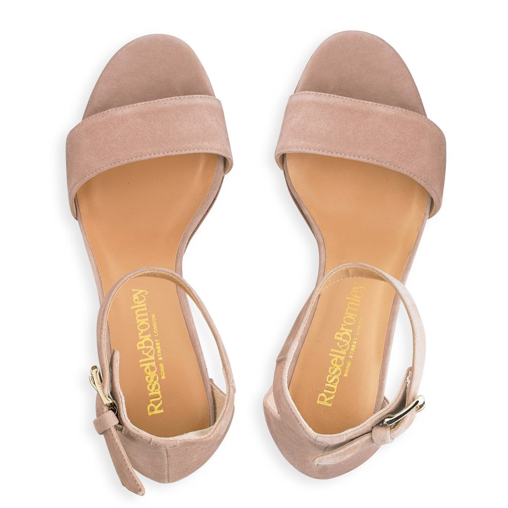 Pink Russell & Bromley Ittakestwo Block Women's Heels Sandals | PH-5-RMCE