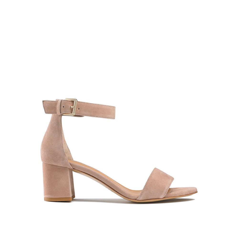 Pink Russell & Bromley Ittakestwo Block Women\'s Heels Sandals | PH-5-RMCE