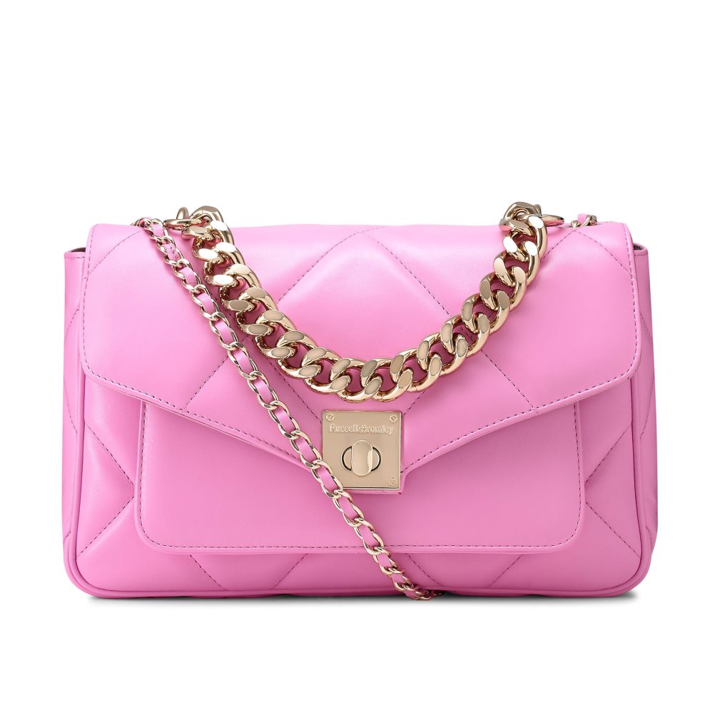 Pink Russell & Bromley Quiltpuff Soft Quilted Women\'s Crossbody Bags | PH-5-OQXN