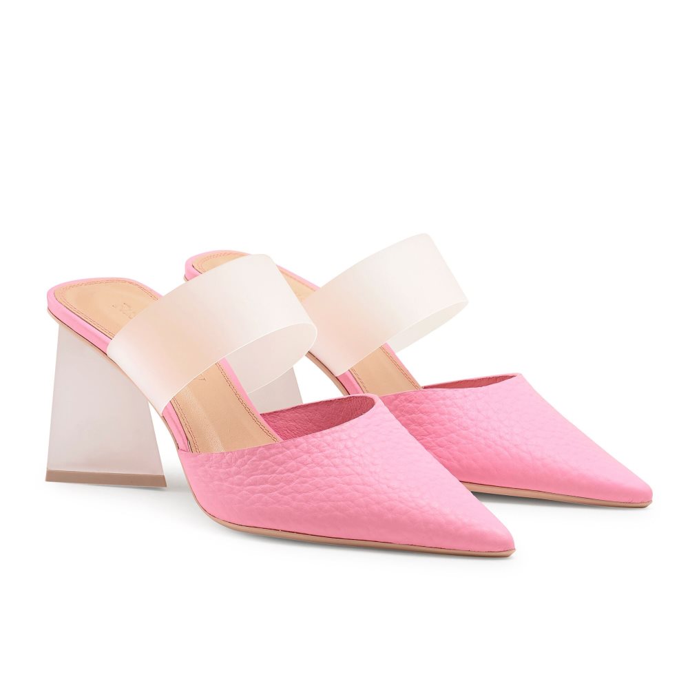 Pink Russell & Bromley Vision Frosted Women's Pumps | PH-1-GMPR