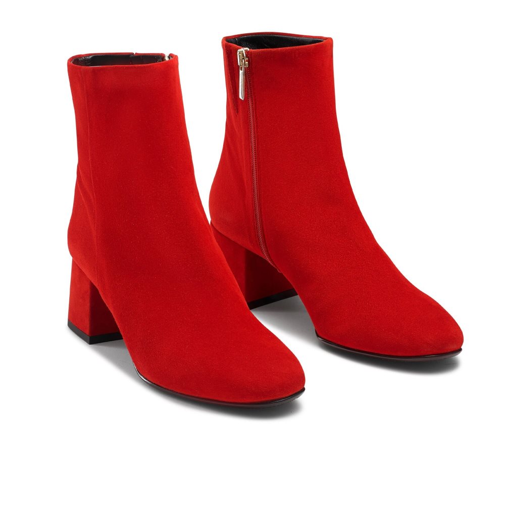 Red Russell & Bromley Infinity Women's Ankle Boots | PH-8-SAQJ