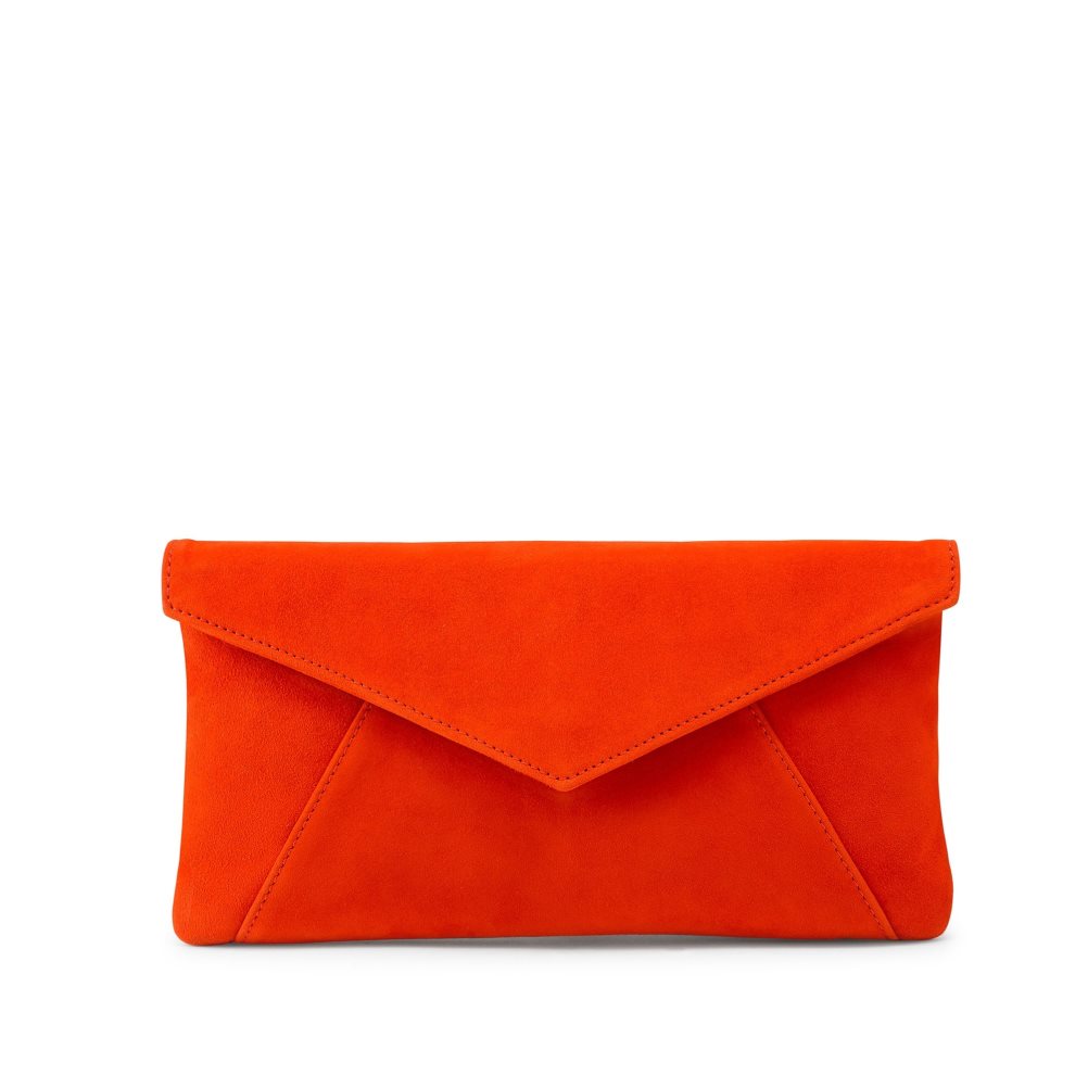 Red Russell & Bromley Topform Envelope Women\'s Clutch Bag | PH-5-OEYF