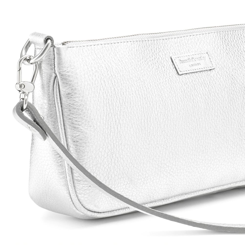 Silver Russell & Bromley Aphrodite Embellished Women's Shoulder Bags | PH-3-GOCU