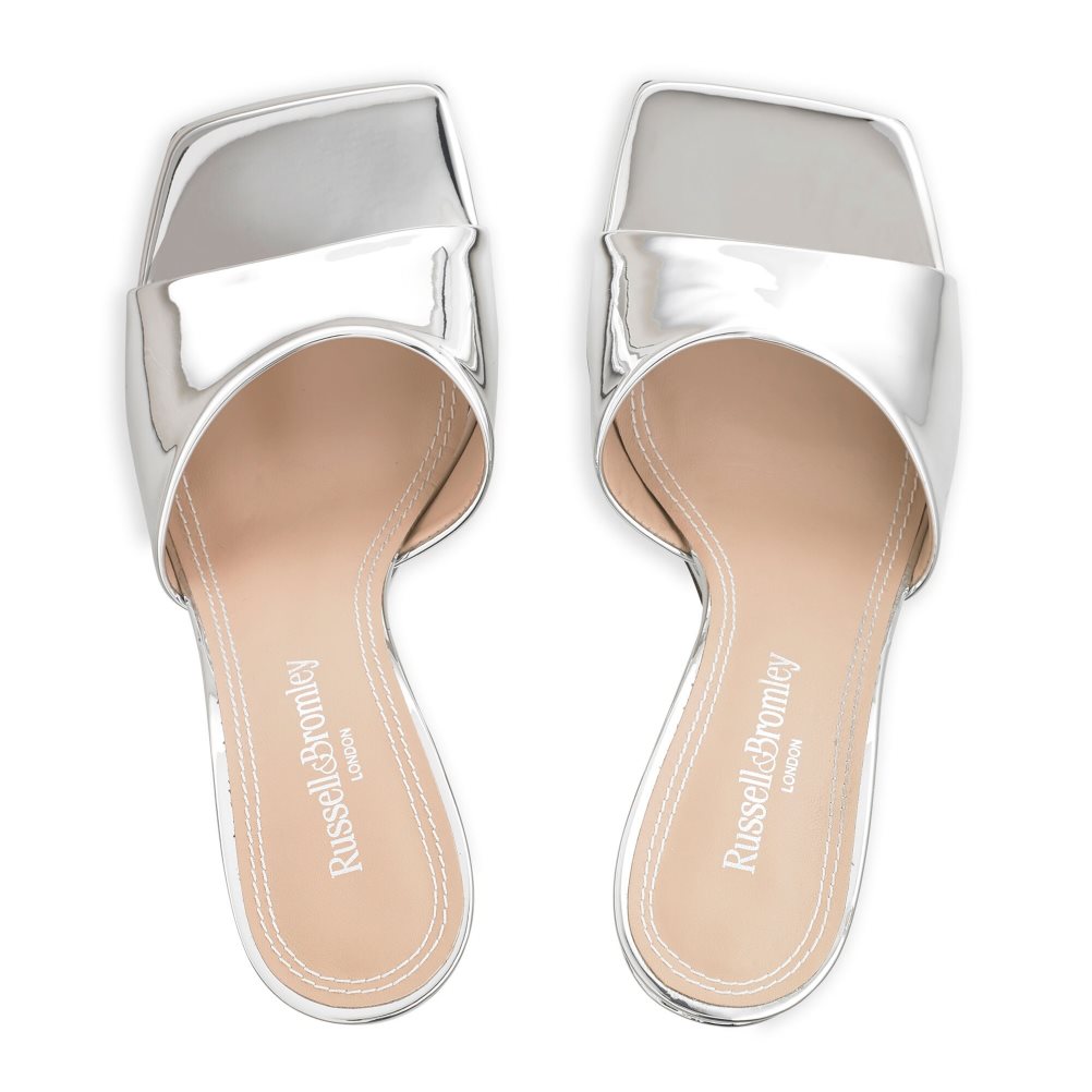 Silver Russell & Bromley Bellini Women's Wedges | PH-8-BQKC