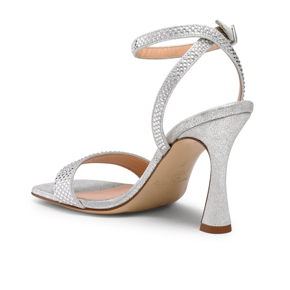 Silver Russell & Bromley Cosmo+ Strappy Women's Heels Sandals | PH-6-XYOP