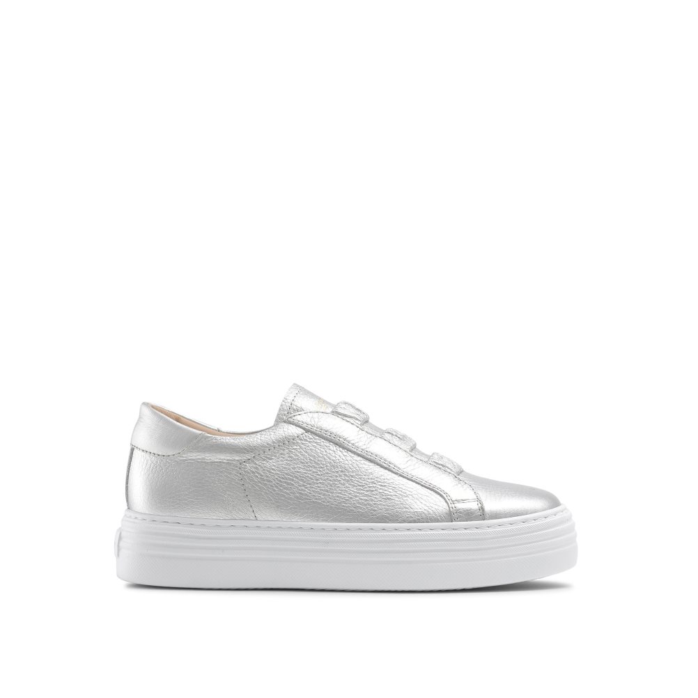 Silver Russell & Bromley Sirius Flatform Women\'s Trainers | PH-1-ZNOU