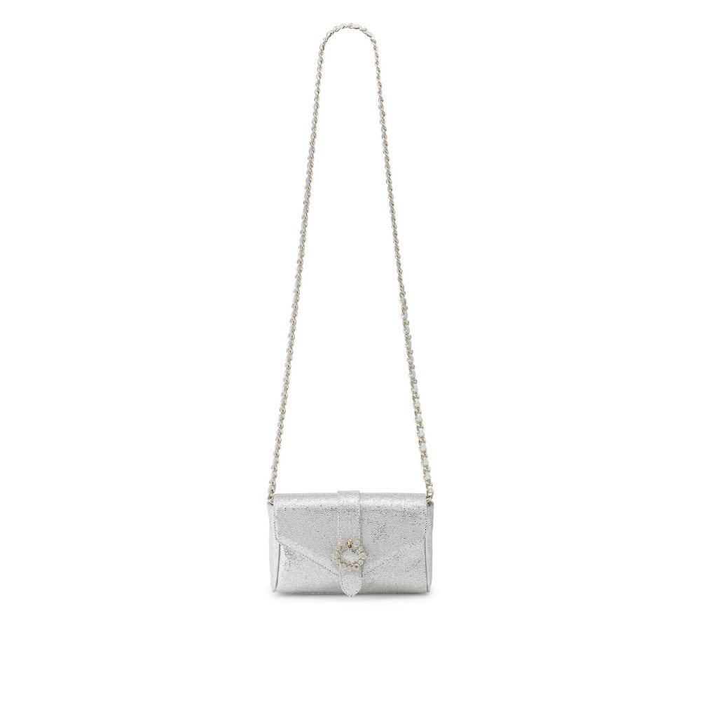 Silver Russell & Bromley Strictly Jewel Buckle Chain Women's Crossbody Bags | PH-6-UPSI