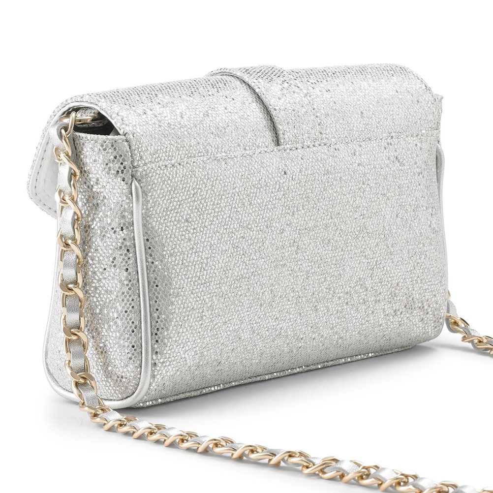 Silver Russell & Bromley Strictly Jewel Buckle Chain Women's Crossbody Bags | PH-6-UPSI