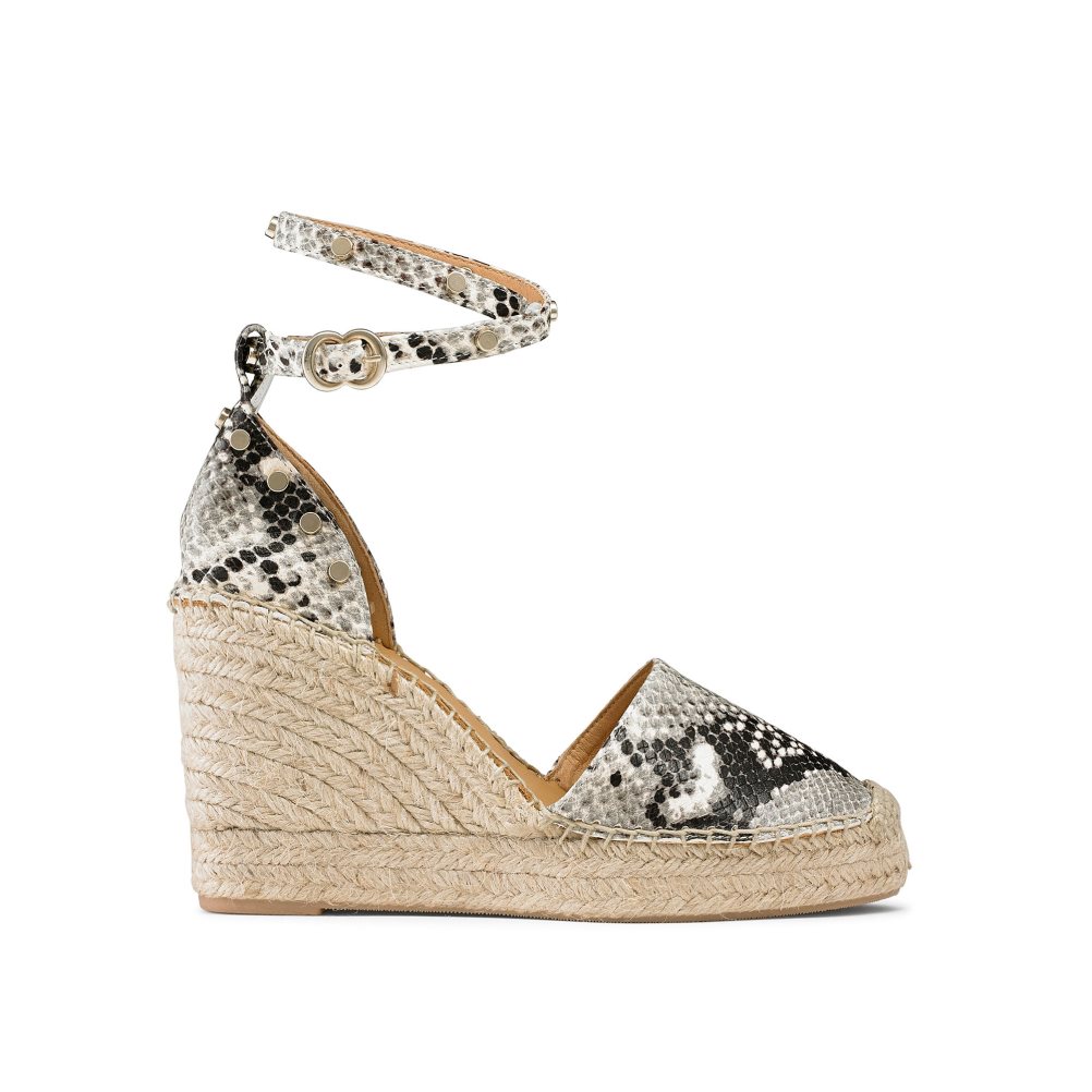 Snake Russell & Bromley Coinwraphi Espadrille Women\'s Wedges | PH-5-CXIY