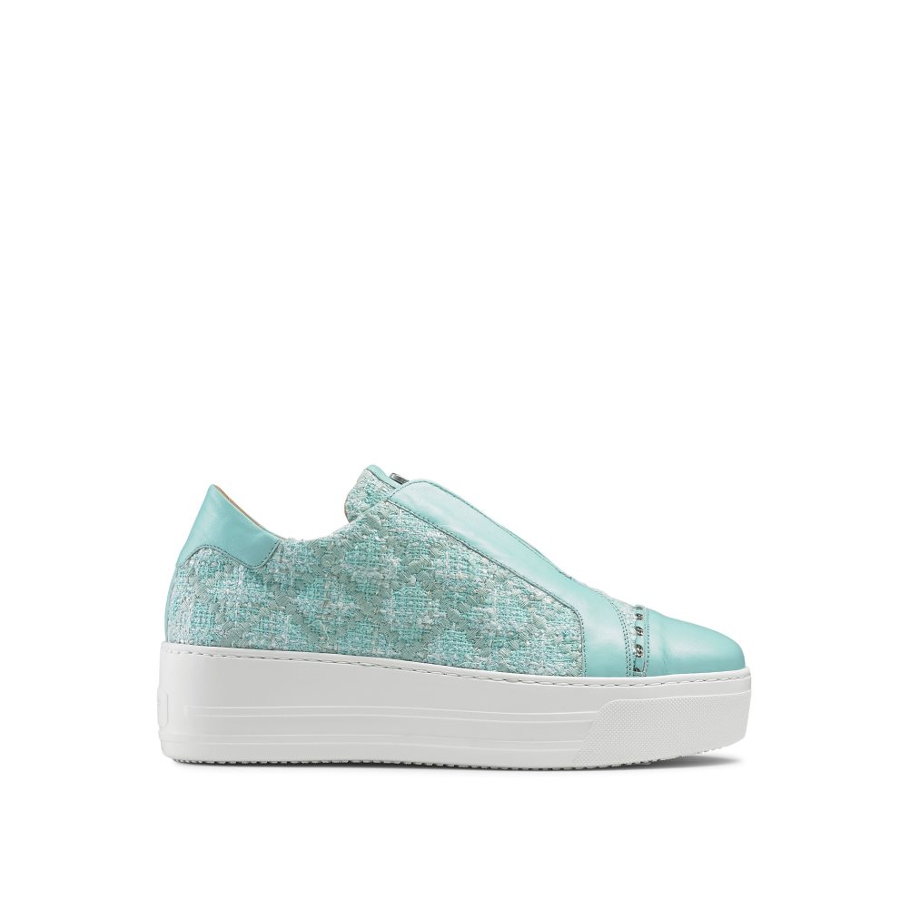 Turquoise Russell & Bromley Seawalk Laceless Women\'s Trainers | PH-7-HMBQ