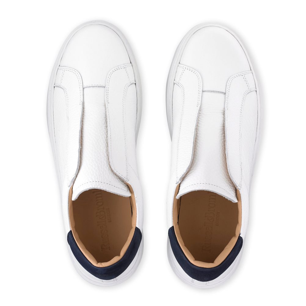 White Russell & Bromley Dream Laceless Women's Platform Shoes | PH-2-AURL