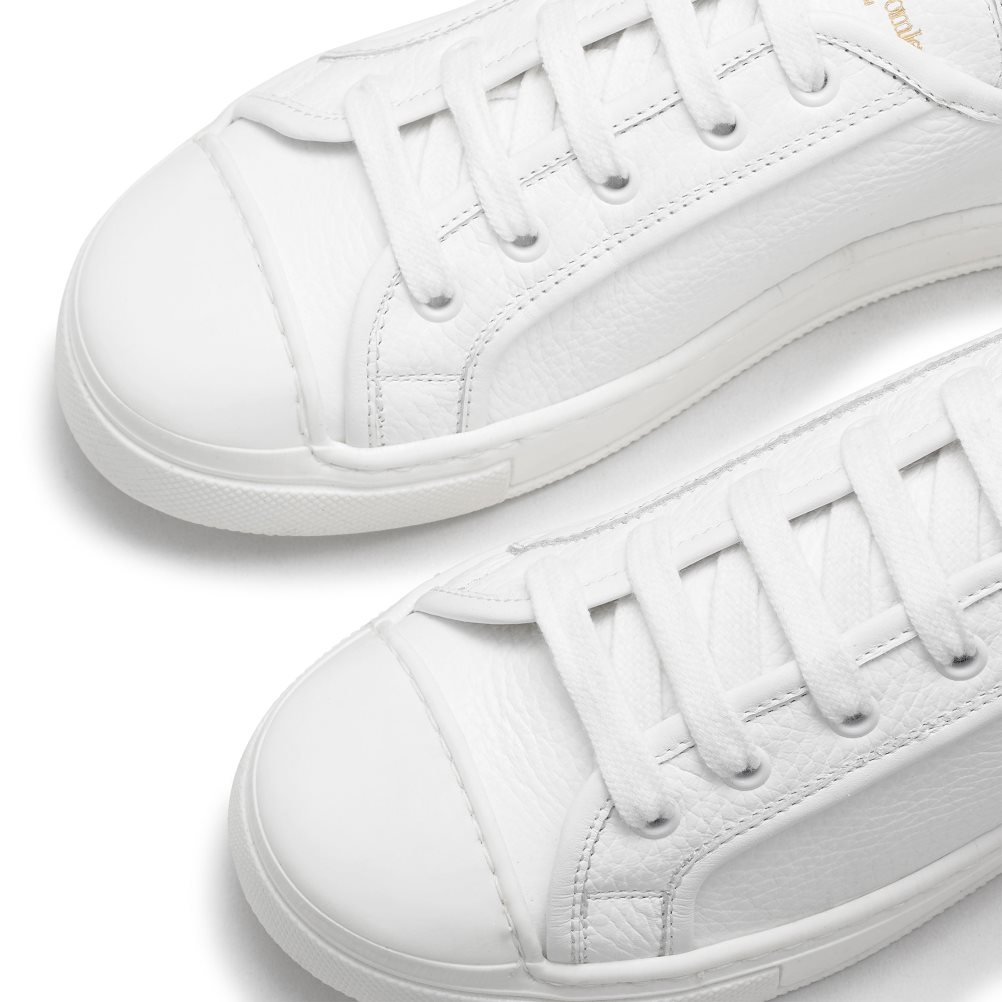 White Russell & Bromley Hampton Toe Cap Women's Trainers | PH-4-AKXE