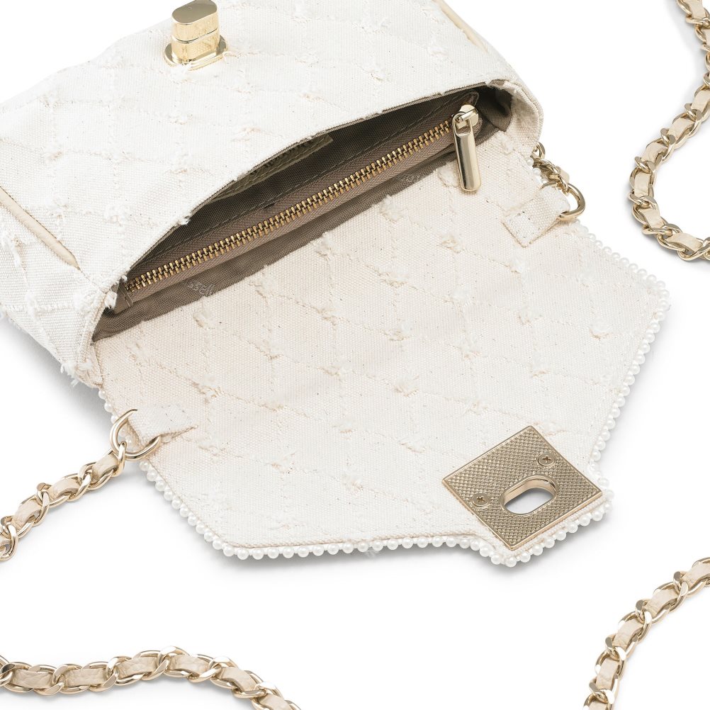 White Russell & Bromley Promenade Chain Women's Mini Bag | PH-4-LCDN