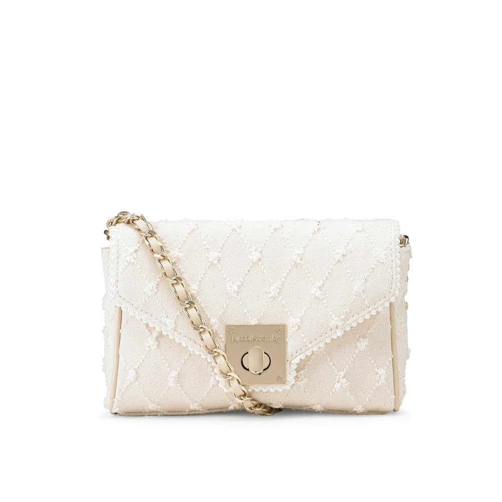 White Russell & Bromley Promenade Chain Women\'s Mini Bag | PH-4-LCDN