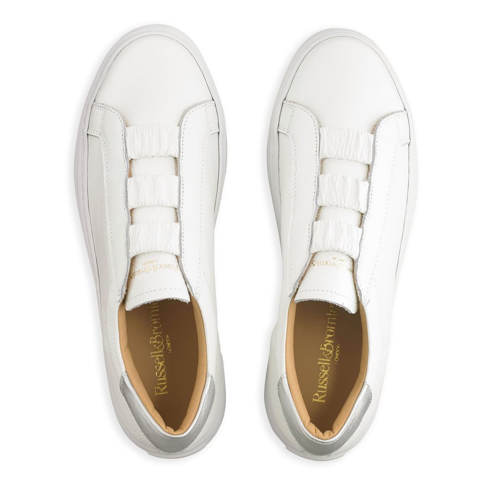 White Russell & Bromley Sirius Flatform Women's Trainers | PH-1-OVIE