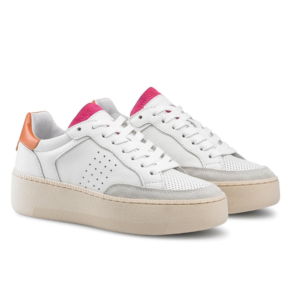 White Russell & Bromley Whisper Low Top Women's Trainers | PH-5-UGFS