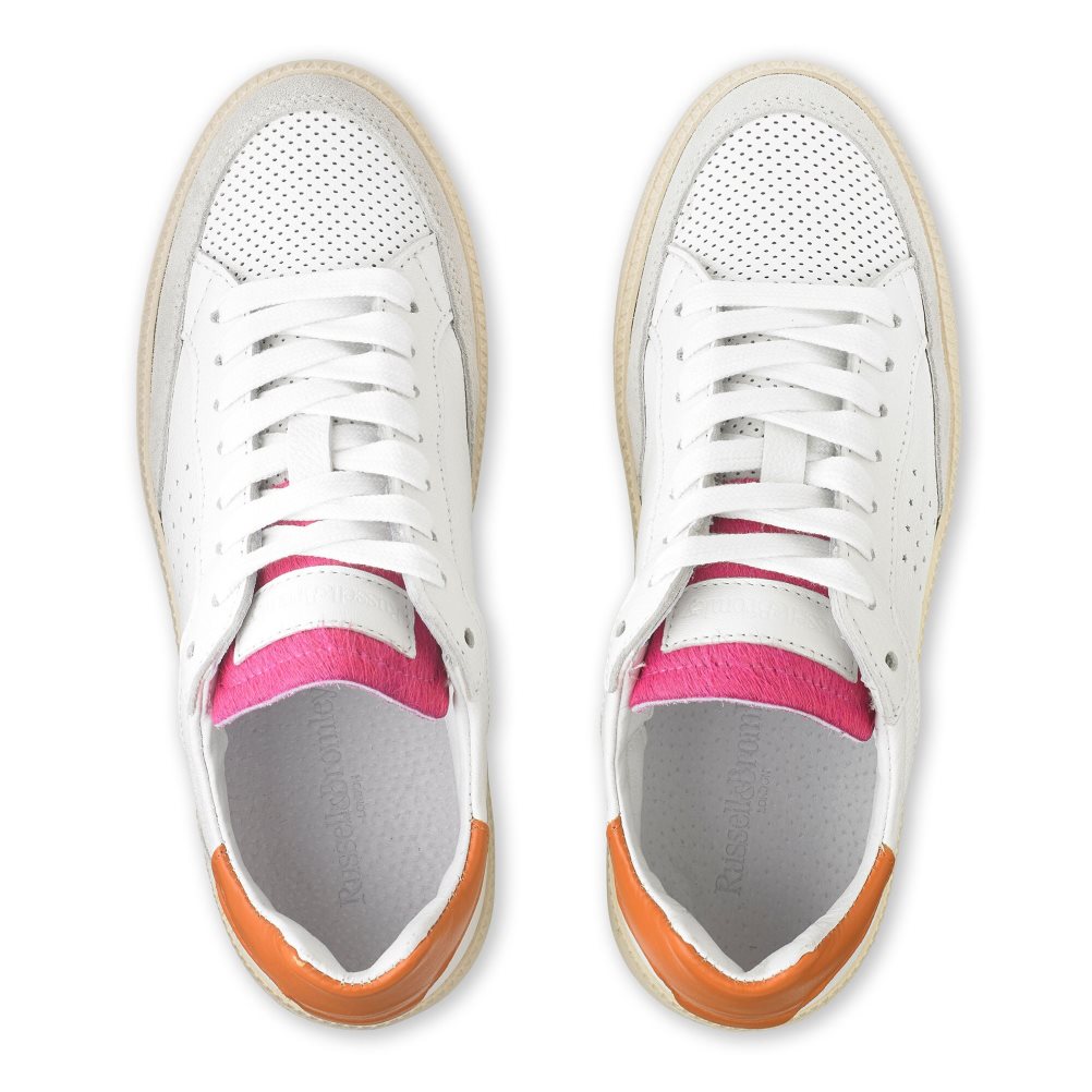 White Russell & Bromley Whisper Low Top Women's Trainers | PH-5-UGFS