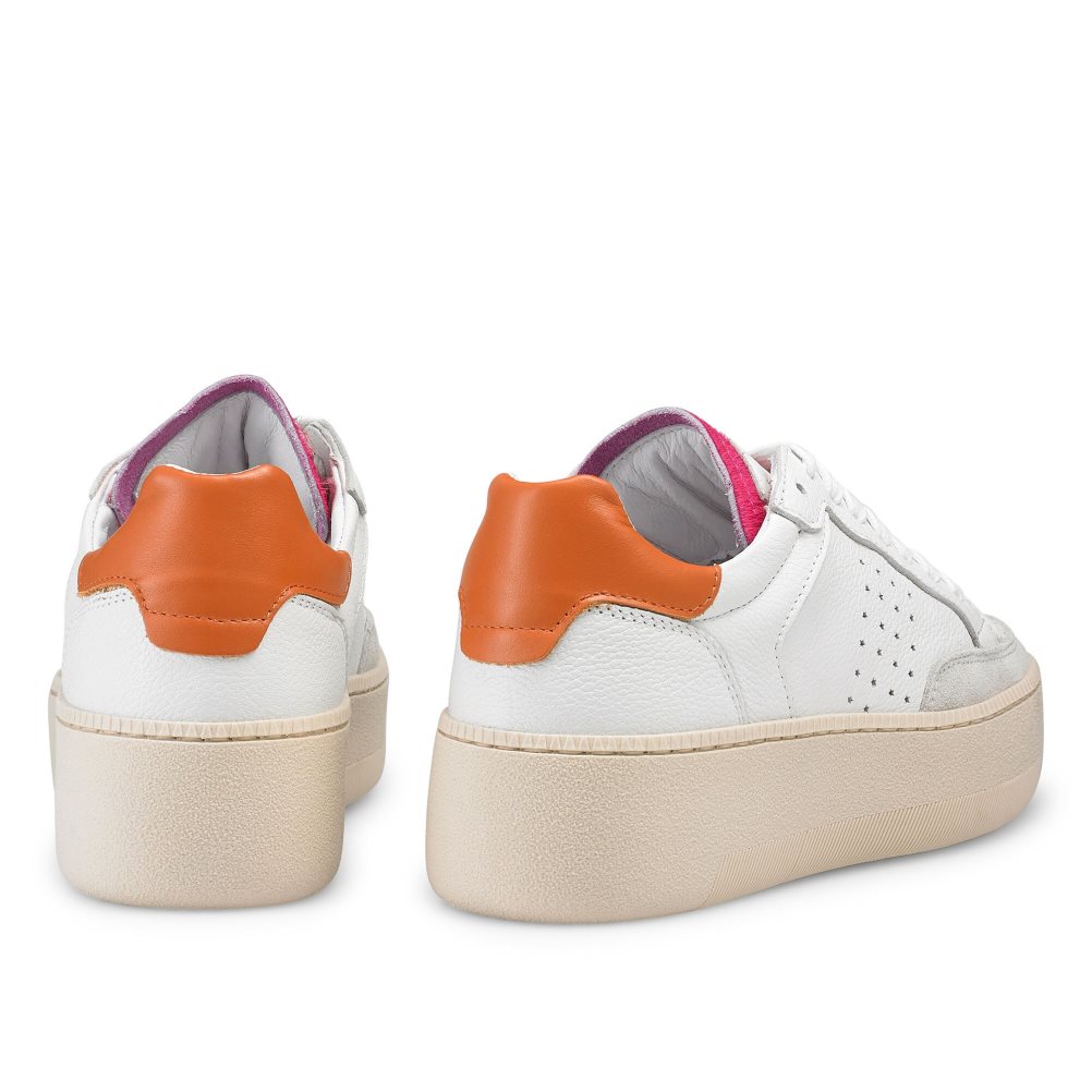 White Russell & Bromley Whisper Low Top Women's Trainers | PH-5-UGFS