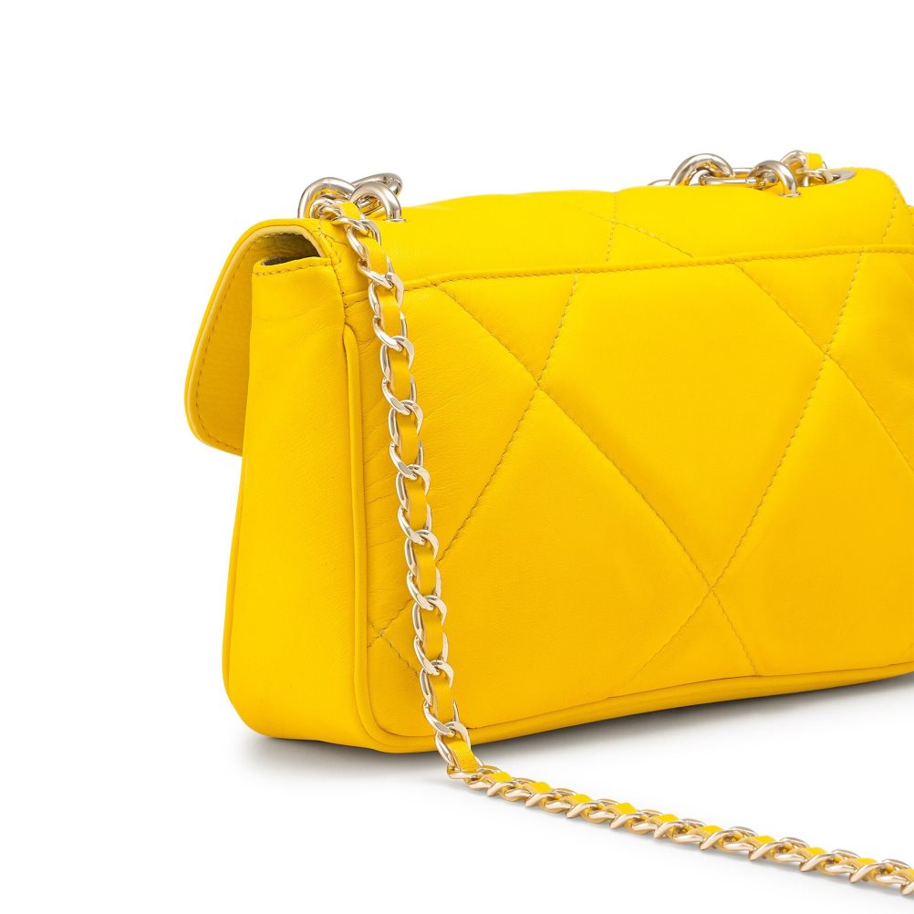 Yellow Russell & Bromley Quiltpuff Midi Women's Mini Bag | PH-5-XKQN