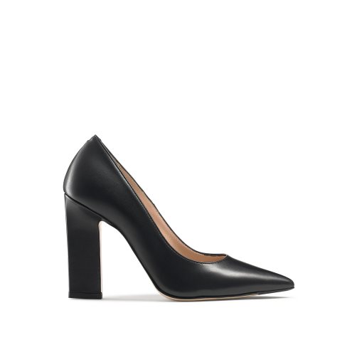 Black Russell & Bromley 100point Blade Court Women's Heels | PH-0-ZTJM