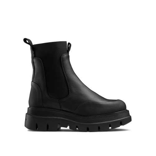 Black Russell & Bromley Conquer Women's Chelsea Boots | PH-7-DPFY