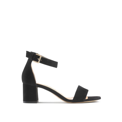 Black Russell & Bromley Ittakestwo Block Women's Heels Sandals | PH-0-CGXW