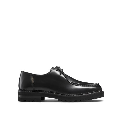 Black Russell & Bromley Montreal Derby Lace-up Men's Formal Shoes | PH-5-UCVO