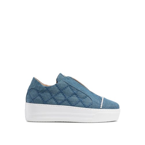 Blue Russell & Bromley Seawalk Laceless Women's Platform Shoes | PH-9-ZEVM