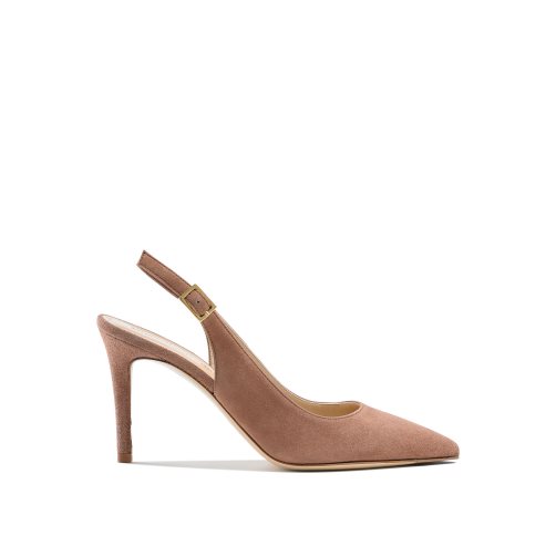 Brown Russell & Bromley 85mm Slingback Women's Heels | PH-0-WOFX