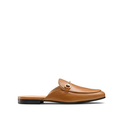 Brown Russell & Bromley Backless Men's Loafers | PH-2-AHWR