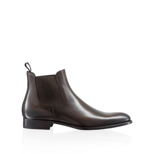 Chocolate Russell & Bromley Beechwood Classic Men's Chelsea Boots | PH-8-HXGK