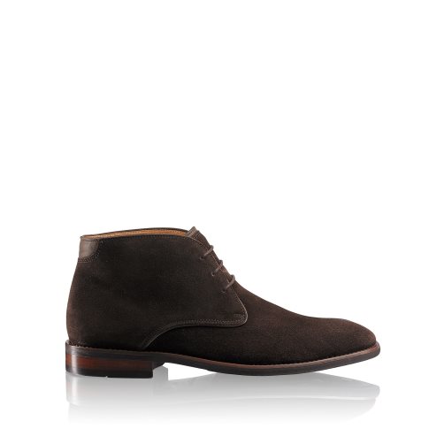 Chocolate Russell & Bromley Classic Men's Desert Boots | PH-4-WEJB