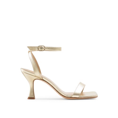 Gold Russell & Bromley Negroni Two Part Women's Heels Sandals | PH-6-GVZI