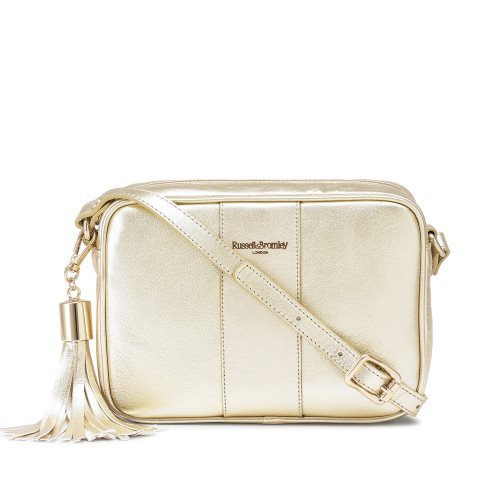 Gold Russell & Bromley Rowan Camera Women's Crossbody Bags | PH-0-VUYK