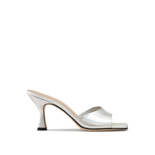 Silver Russell & Bromley Mojito 90’s Heeled Women's Mules | PH-5-HATQ