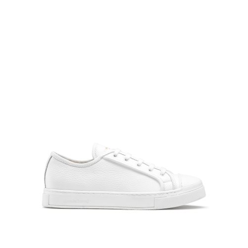 White Russell & Bromley Hampton Toe Cap Women's Trainers | PH-4-AKXE