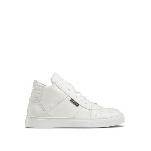 White Russell & Bromley Hornet High Top Women's Trainers | PH-7-IPNJ