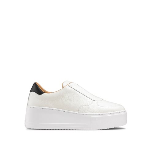 White Russell & Bromley Park Ave Laceless Women's Platform Shoes | PH-3-MZUE