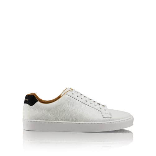 White Russell & Bromley Park Run Low-top Men's Trainers | PH-9-NTBK